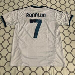 Adidas Real Madrid Cristiano Ronaldo 7 Jersey Men’s Large Rare Authentic Read